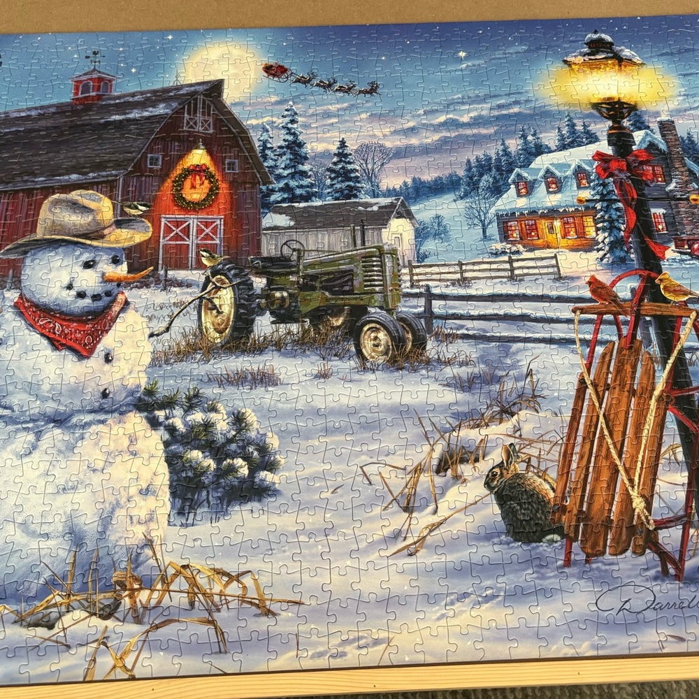 Winter Barn puzzle